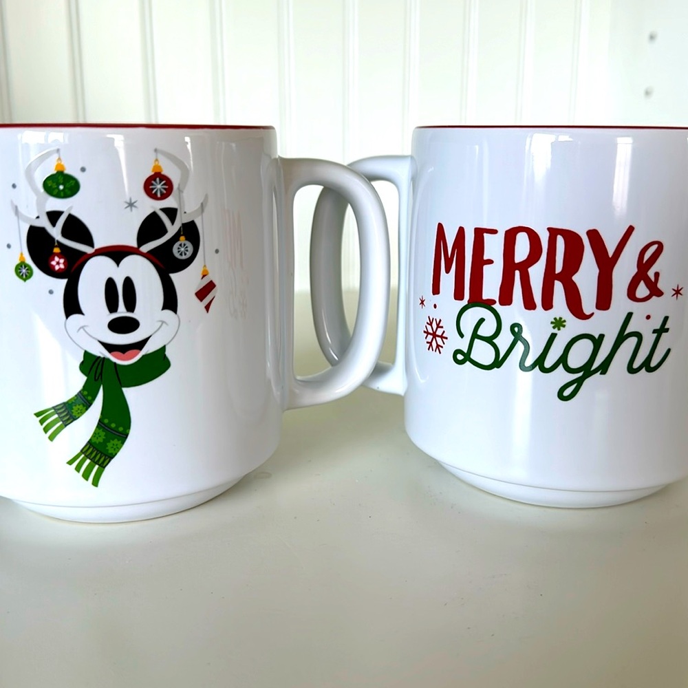 🎄Mickey Mouse Merry & Bright Mug Set🎅🏼